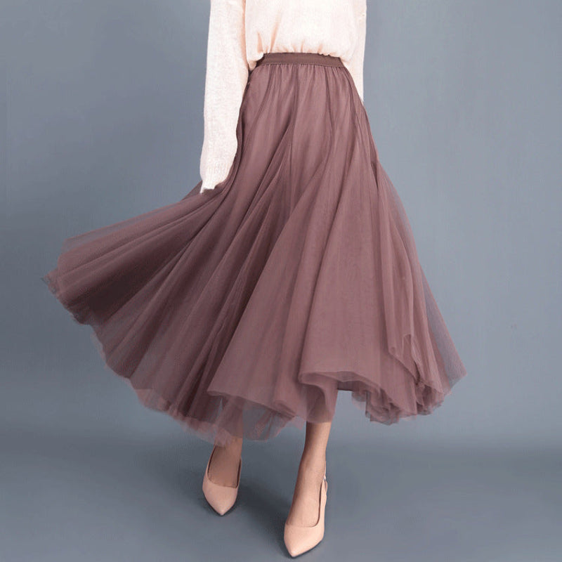 Eleganter Damen-Maxirock mit A-Linie für festliche Anlässe