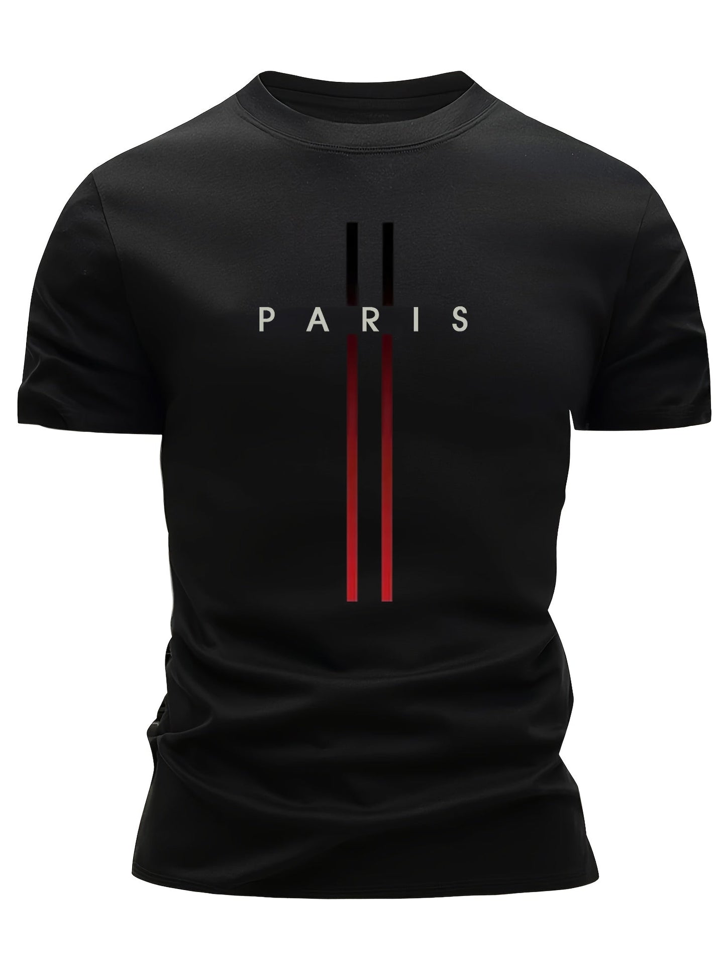 Herren T-Shirt Paris Design – Modisches Freizeitshirt mit Urbanem Stil