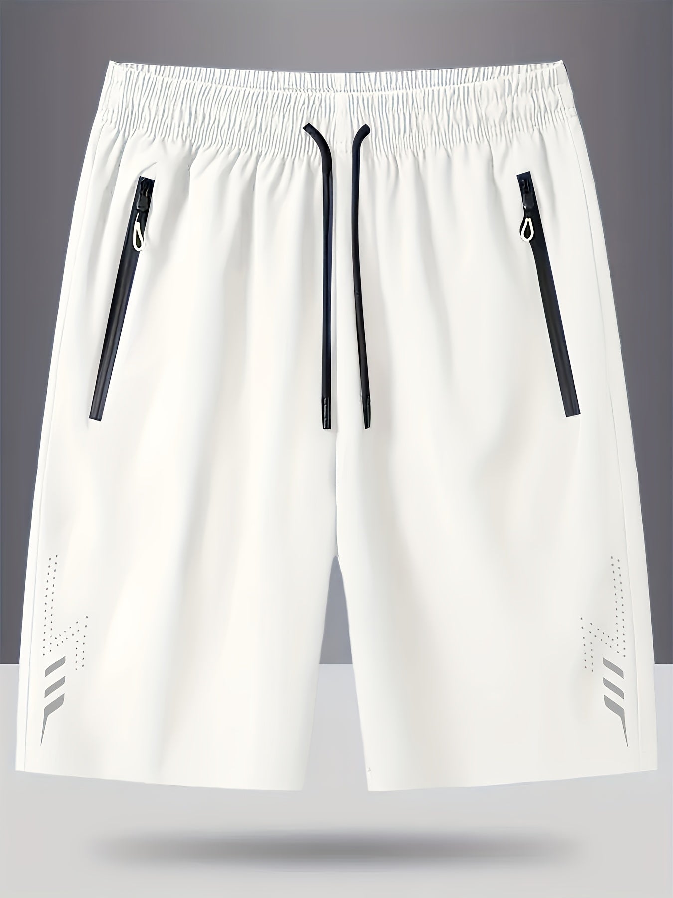 Herren Sportliche Laufshorts mit Reißverschlusstaschen – Bequeme Fitness- und Freizeithose