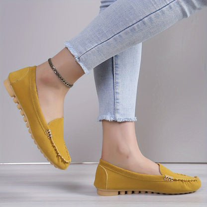 Damen Mokassins Bequeme Slipper für Alltag und Freizeit