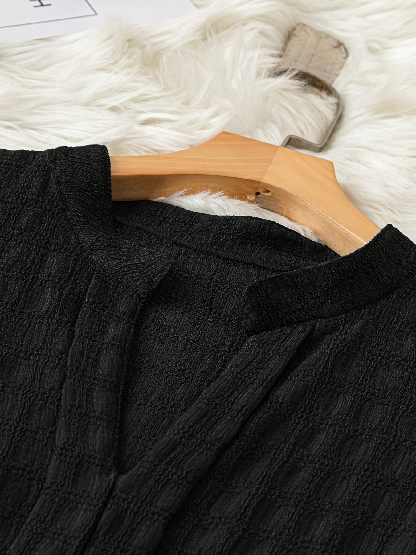 Damen Elegantes Ärmelloses Tunika-Top mit V-Ausschnitt – Perfekt für Alltag und Freizeit