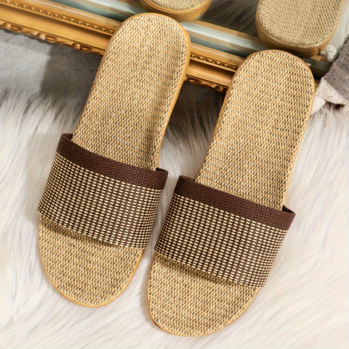 Damen Sommer Pantoletten Komfort Casual Hausschuhe – Modische Slipper für Freizeit und Alltag