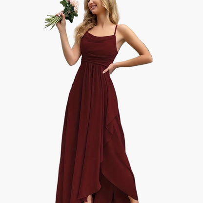 Elegantes Damen-Abendkleid Maxilänge – Stilvolles Fit & Flare Design für festliche Anlässe
