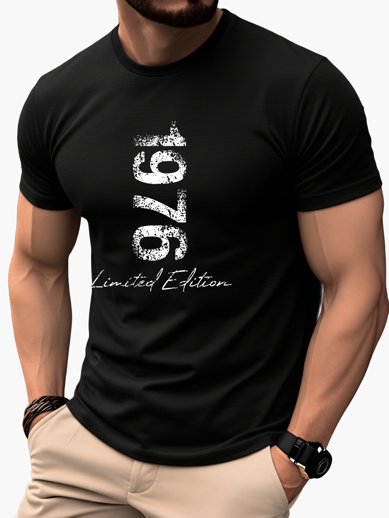 Herren T-Shirt 1976 Limited Edition – Vintage Style, Casual Mode, Geschenkidee