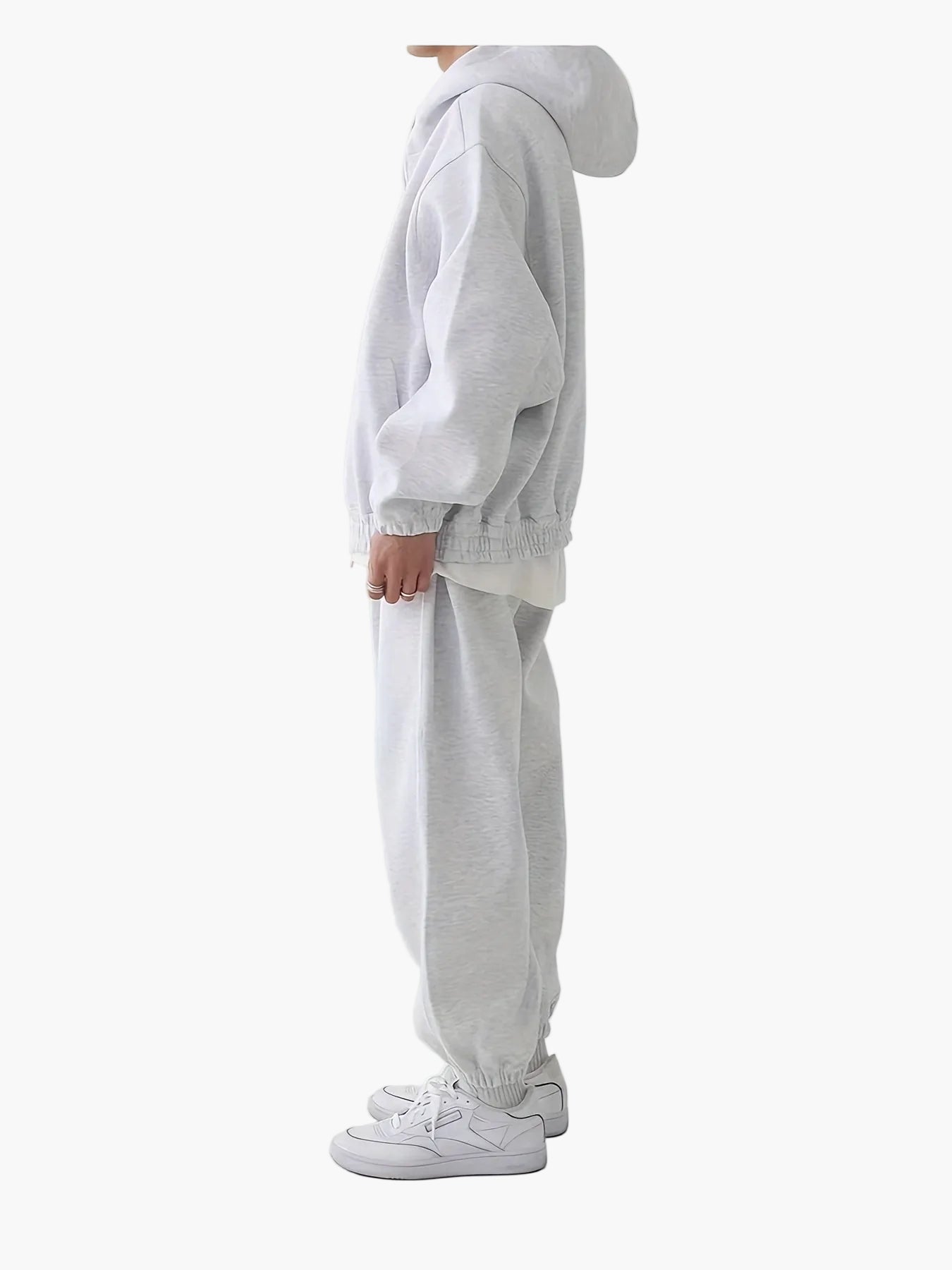 Herren Oversize Sportanzug mit Kapuze – Bequemer Trainingsanzug für Freizeit & Fitness