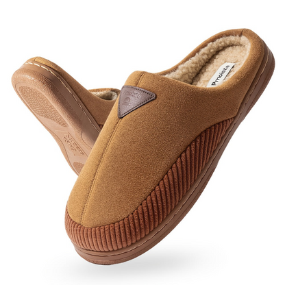 Unisex Hausschuhe Slipper gefüttert Rutschfeste Sohle
