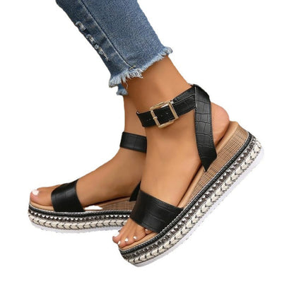 Damen Plateau Sandalen