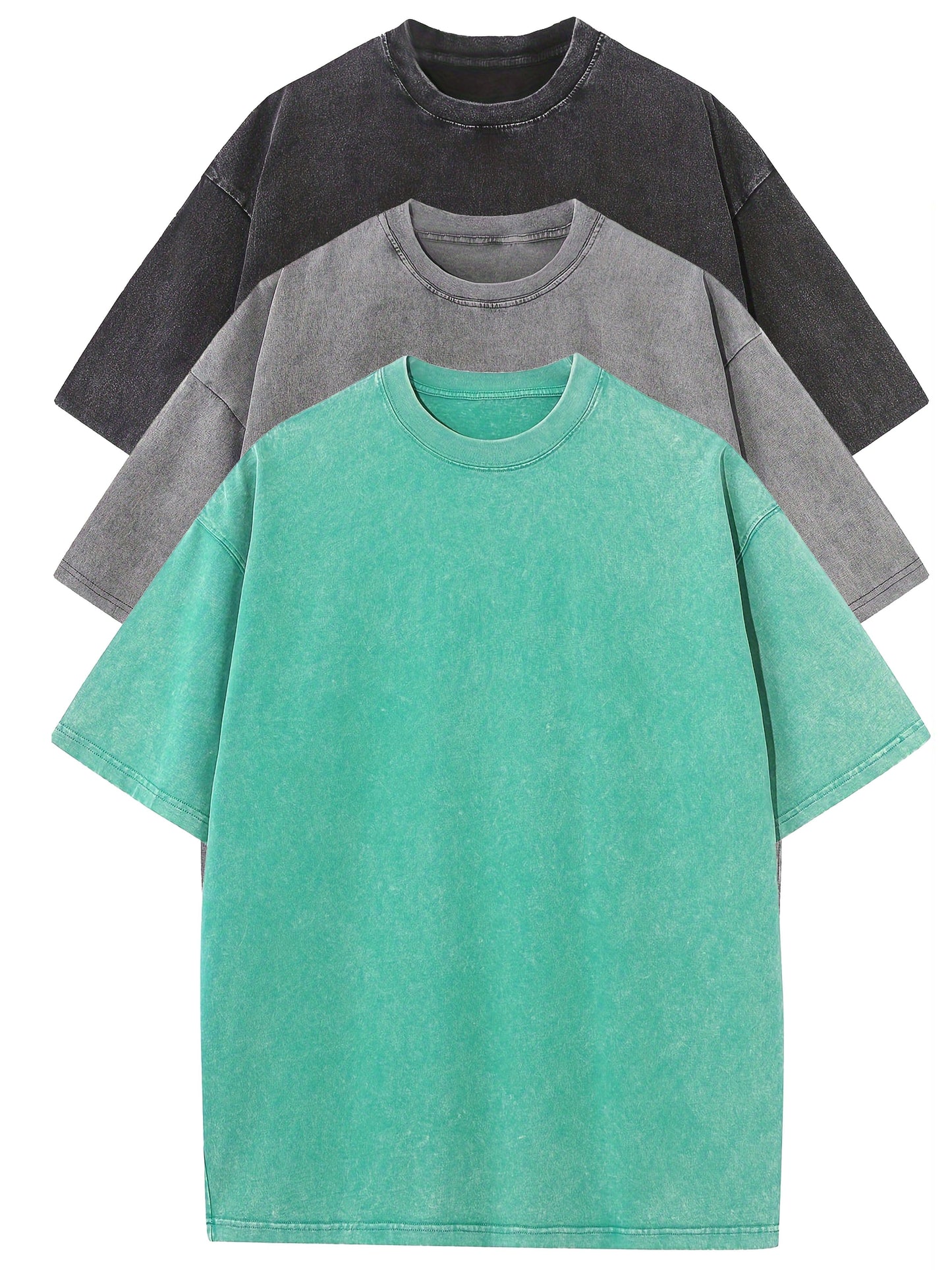 Herren Oversize T-Shirt Vintage Look – Lässiges Basic für Alltag und Freizeit