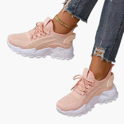 Damen Sneaker Sportlich Bequem Alltag Freizeit Trendige Turnschuhe