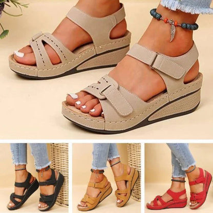 Damen Komfort-Wedgesandalen für Alltag und Wandern – Ergonomischer Halt & Modernes Design
