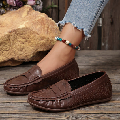 Damen Klassische Bequeme Loafer – Flexibilität & Stil für Alltag und Freizeit