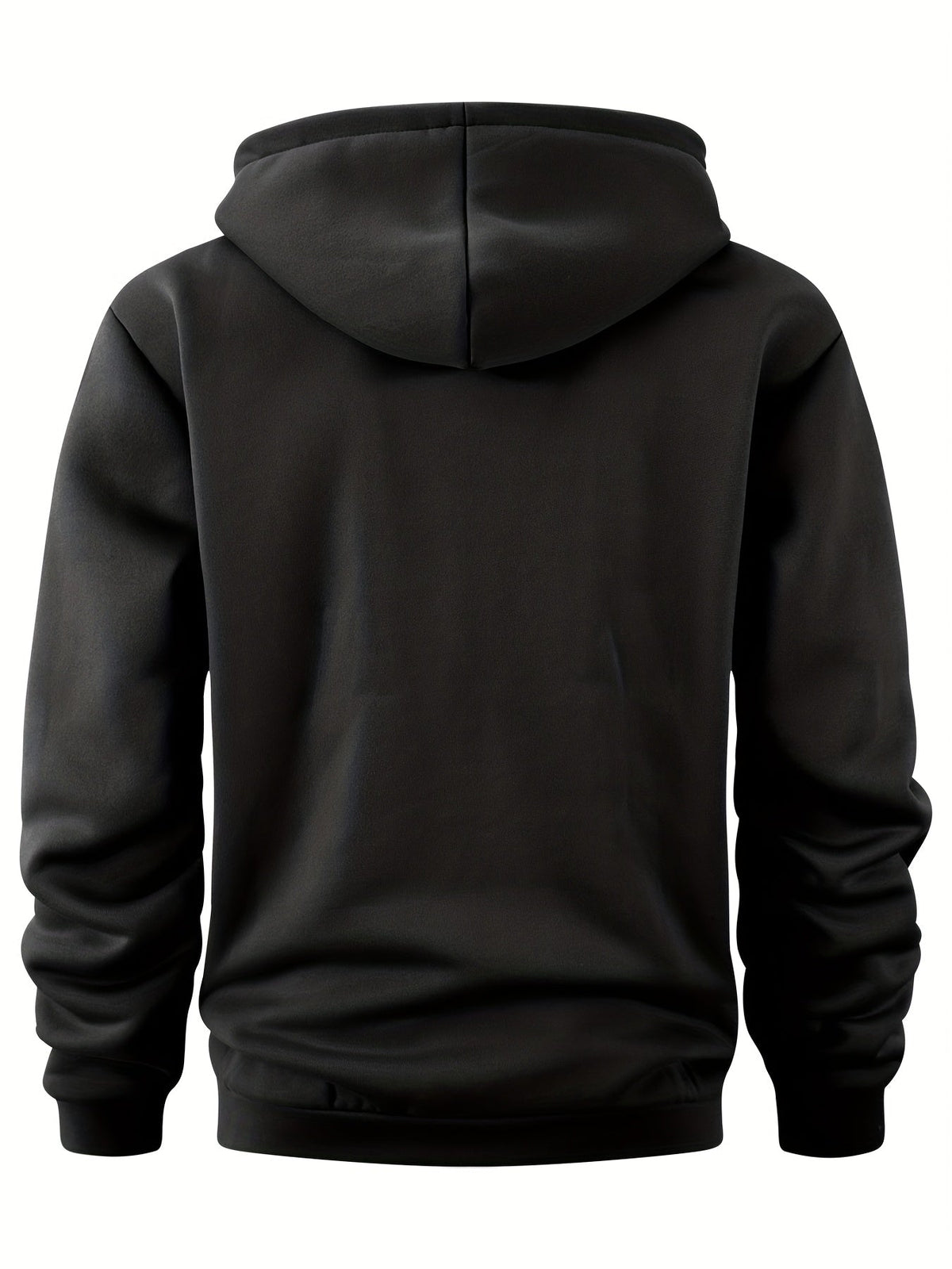 Herren Hoodie mit Reißverschluss, Kängurutasche und Kapuze