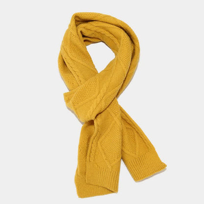 Strickmütze Schal Handschuhe Set mit Bommel und Touchscreen-Funktion