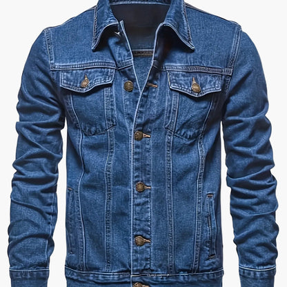 Herren Jeansjacke im klassischen Stil – Lässige Denim Jacke für Alltag und Freizeit