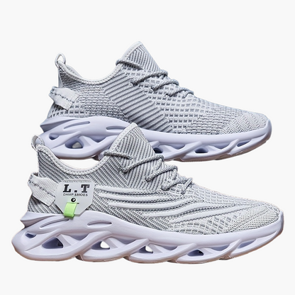 Herren Sneaker Sportliche Laufschuhe mit Atmungsaktivem Design und Modischer Sohle