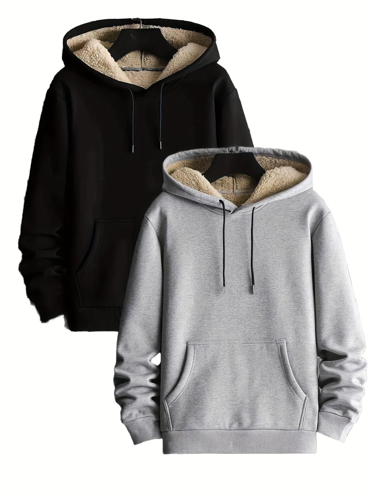 Unisex Kapuzenpullover gefüttert mit Kängurutasche – Verschiedene Farben