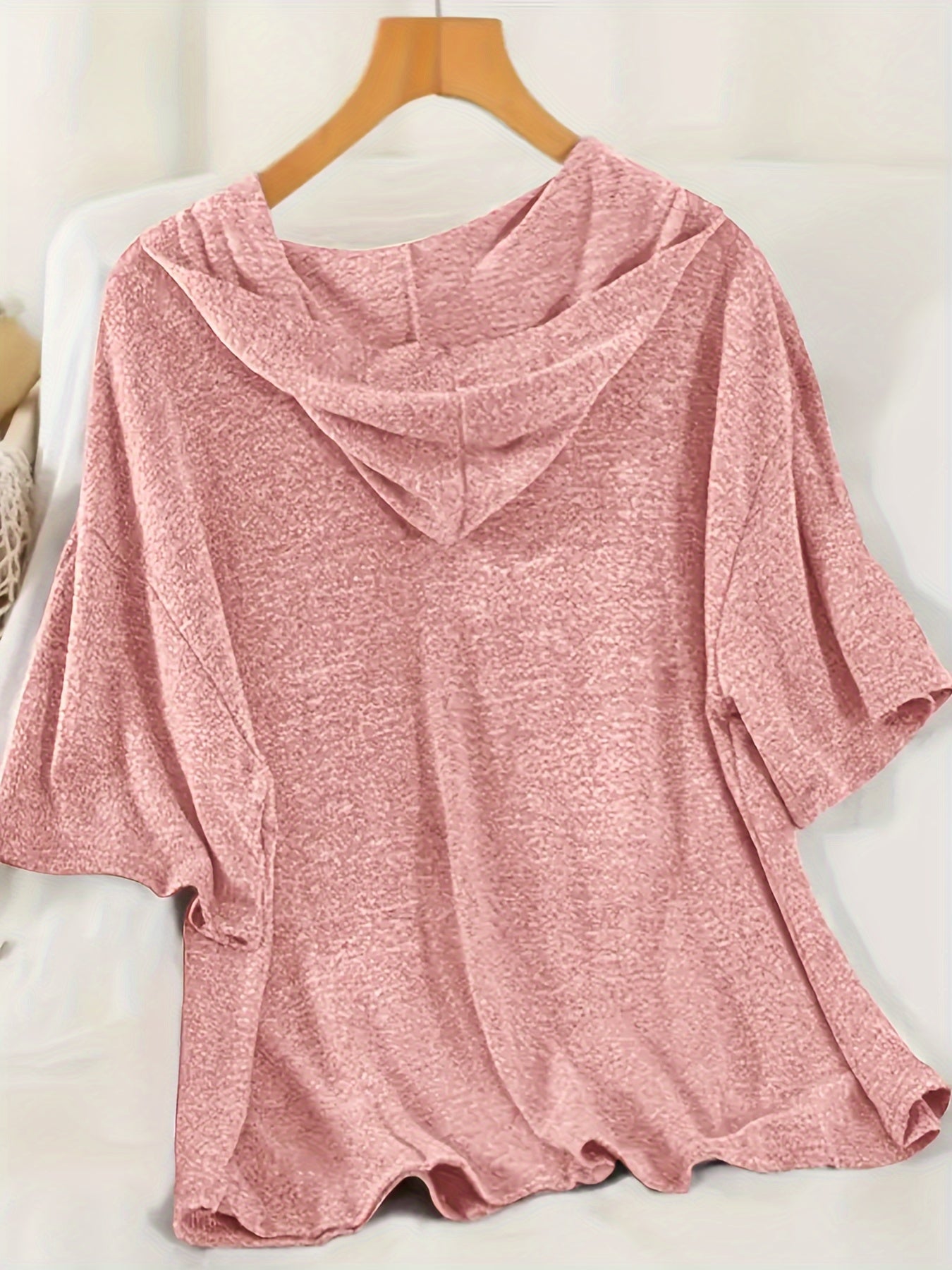 Damen Freizeit Zweiteiler Set mit Kapuzenpullover und Shorts – Loungewear für Frühling und Sommer