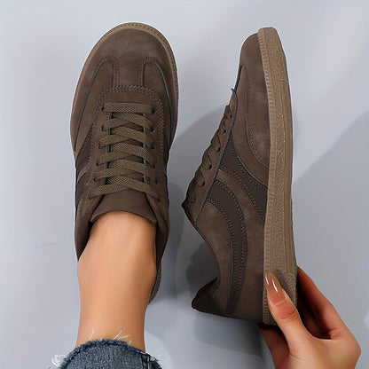 Damen Vintage Sneaker im Retro-Stil für Alltag und Freizeit