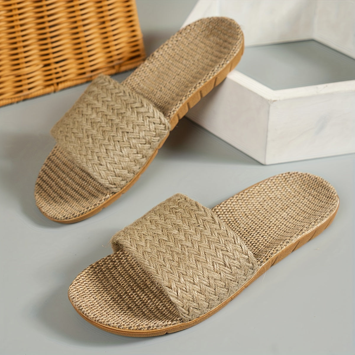 Damen Sommer Pantoletten Komfort Casual Hausschuhe – Modische Slipper für Freizeit und Alltag