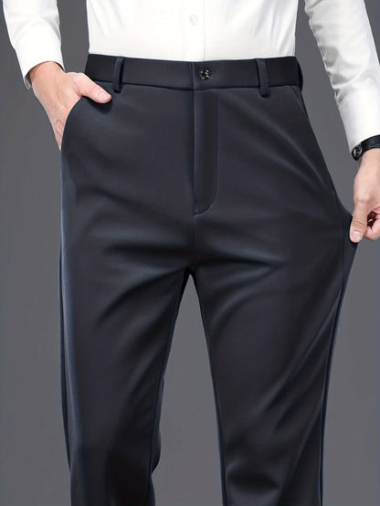 Herren Winterhose gefüttert - Schwarz, Marineblau oder Grau, weiches Futter