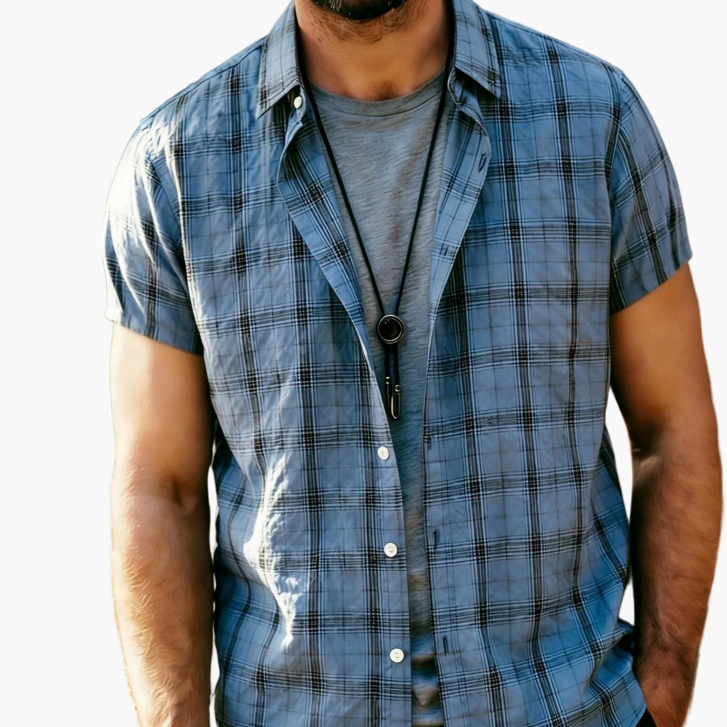 Herren Freizeit Kurzarm-Hemd im Karo-Design – Stilvolle Sommer-Mode für Alltag und Ausgehen