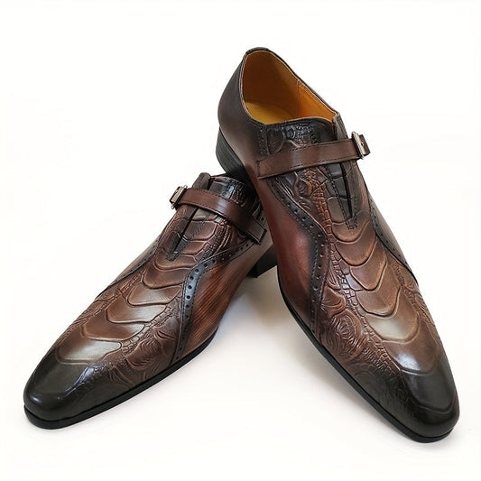 Herren Monk Strap Businessschuhe – Elegante Slipper für Büro und besondere Anlässe