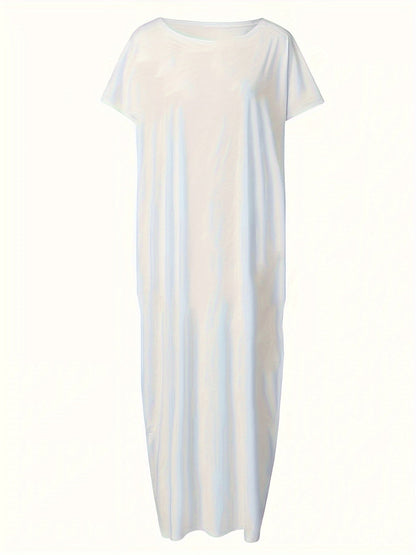 Damen Maxikleid Locker Elegant Lässiger Stil für Alltag und Freizeit