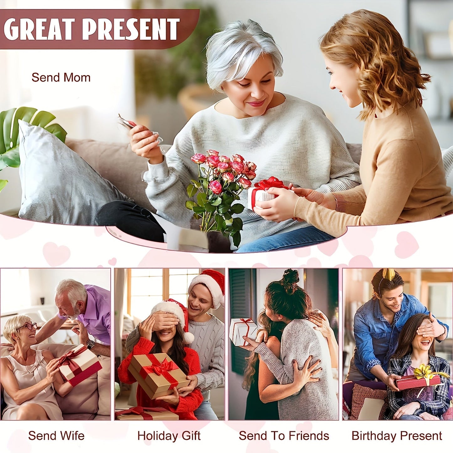 Best Mom Ever Damen-Kosmetiktasche – Stilvolle Muttertag Geschenkidee mit Sonnenblume und Herz-Design