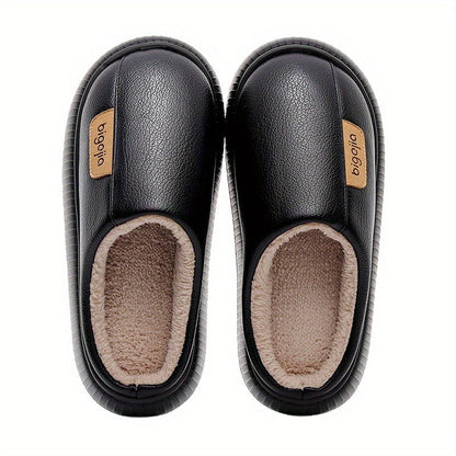Unisex Winter Pantoffeln mit warmem Futter und rutschfester Sohle