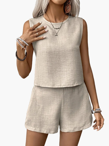 Damen Eleganter Sommer Jumpsuit ärmellos – Perfekt für Freizeit & Urlaub