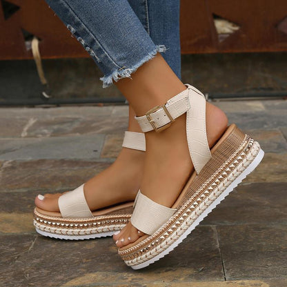 Damen Plateau Sandalen