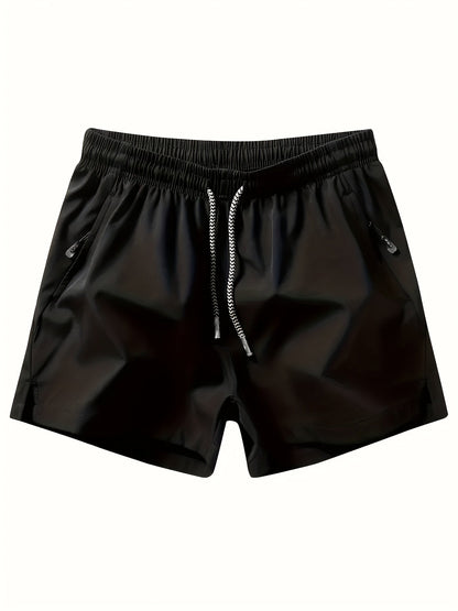 Herren Sport Shorts mit elastischem Bund und Seitentaschen – Trainings- und Freizeithose