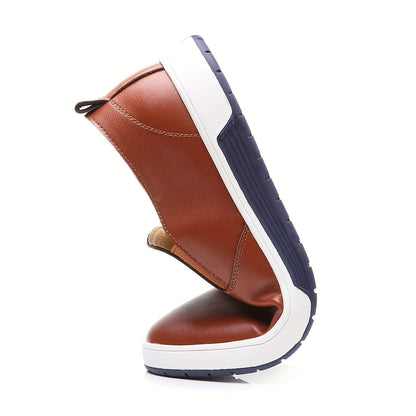 Herren Slip-On Freizeitschuhe – Elegante Bequeme Business Loafer für Alltag und Büro