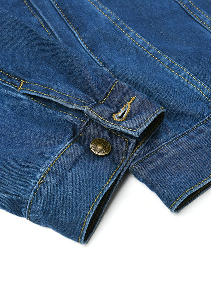 Herren Jeansjacke im klassischen Stil – Lässige Denim Jacke für Alltag und Freizeit