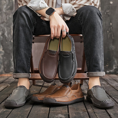 Herren Slip-On Mokassins – Bequeme Freizeitschuhe für Alltag und Büro
