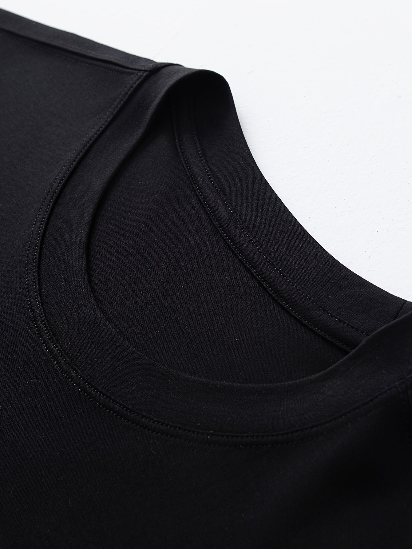 Herren T-Shirt Casual Streetwear mit Minimalistischem 'Whatever' Print – Modernes Basic für Freizeit & Alltag