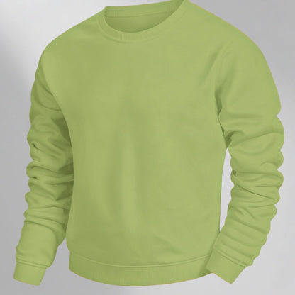 Herren Basic Rundhals Sweatshirt – Klassischer Look für Alltag & Freizeit