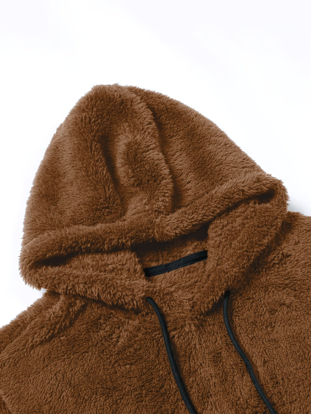 Kuscheliger Fleece Kapuzenpullover & Jogginghose Set für Herren, einfarbig