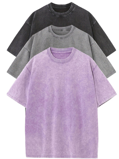 Herren Oversize T-Shirt Vintage Look – Lässiges Basic für Alltag und Freizeit