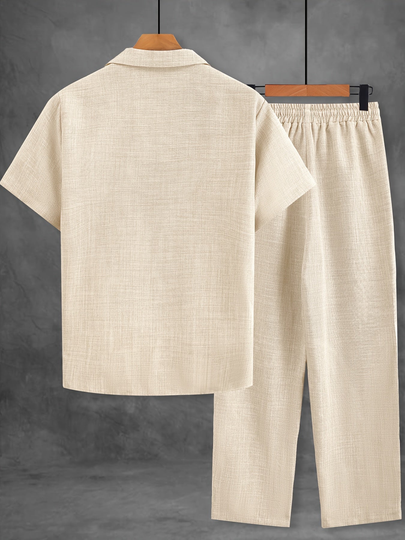 Herren Freizeit Set Kurzarm Hemd und Hose – Entspannter Sommer-Look für Alltag & Urlaub