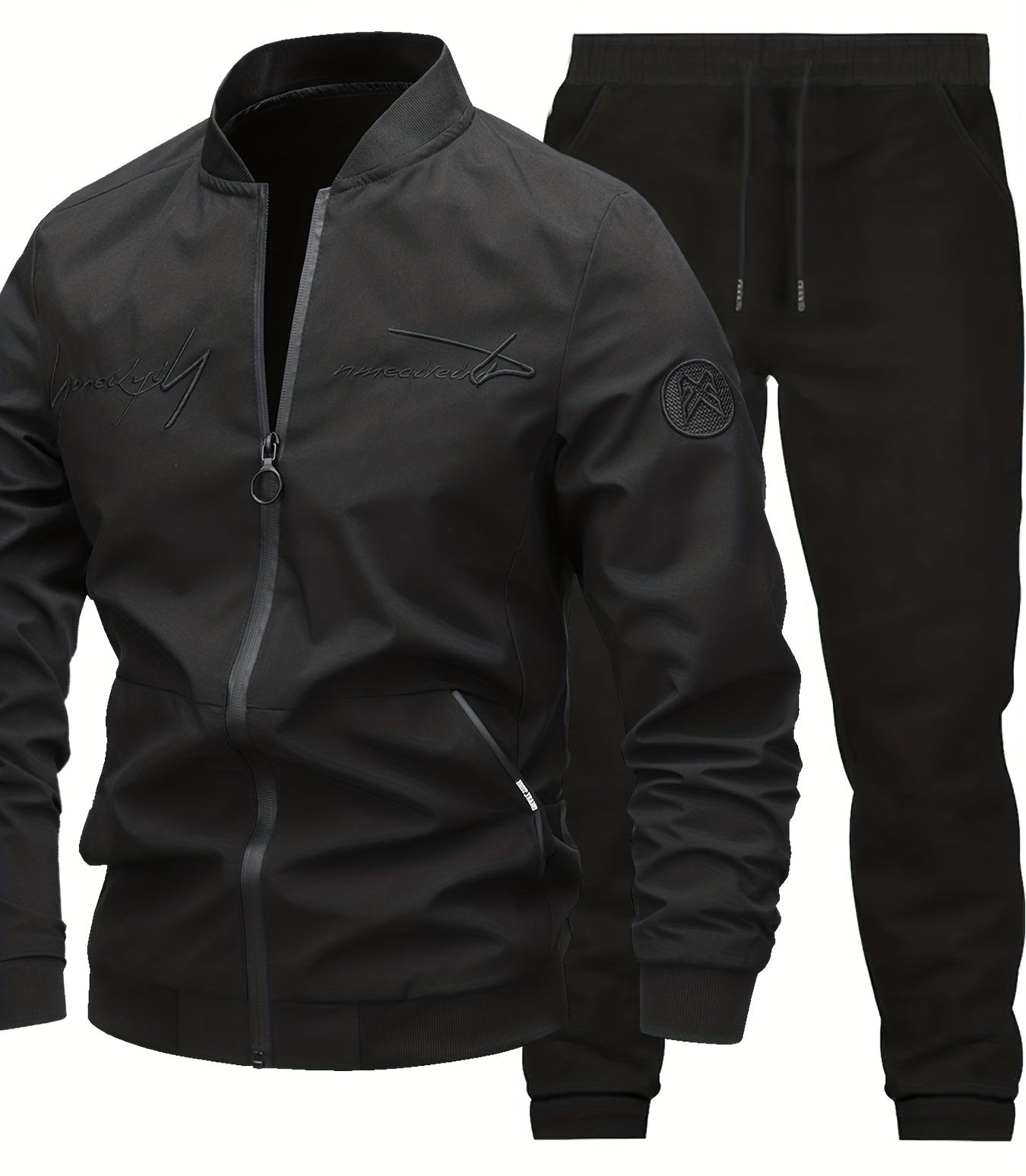 Herren Freizeit-Trainingsanzug im modernen Streetstyle – Jacke & Hose Set, ideal für Alltag und Freizeit