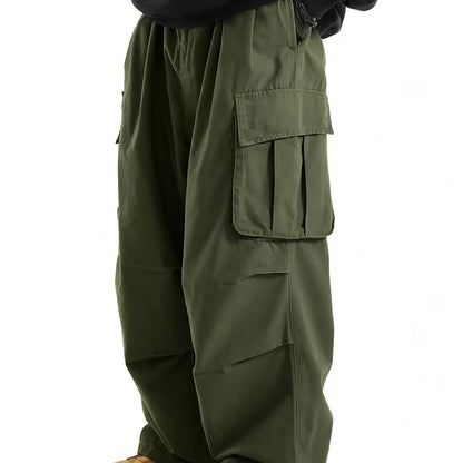 Herren Weite Cargo-Hose Streetwear Urban Style