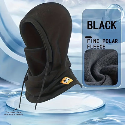 Unisex Sturmhaube Balaclava aus Fleece mit Kordelzug für Winter & Outdoor