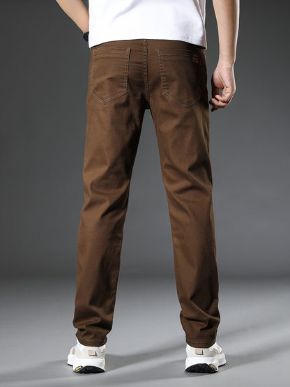 Herren Stretch-Jeans im modernen Workwear-Stil – Alltag & Freizeit