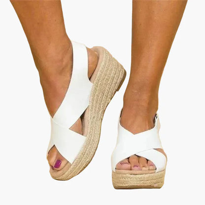 Damen Keilabsatz Sommerschuhe – Bequeme Orthopädische Sandalen für Alltag und Freizeit