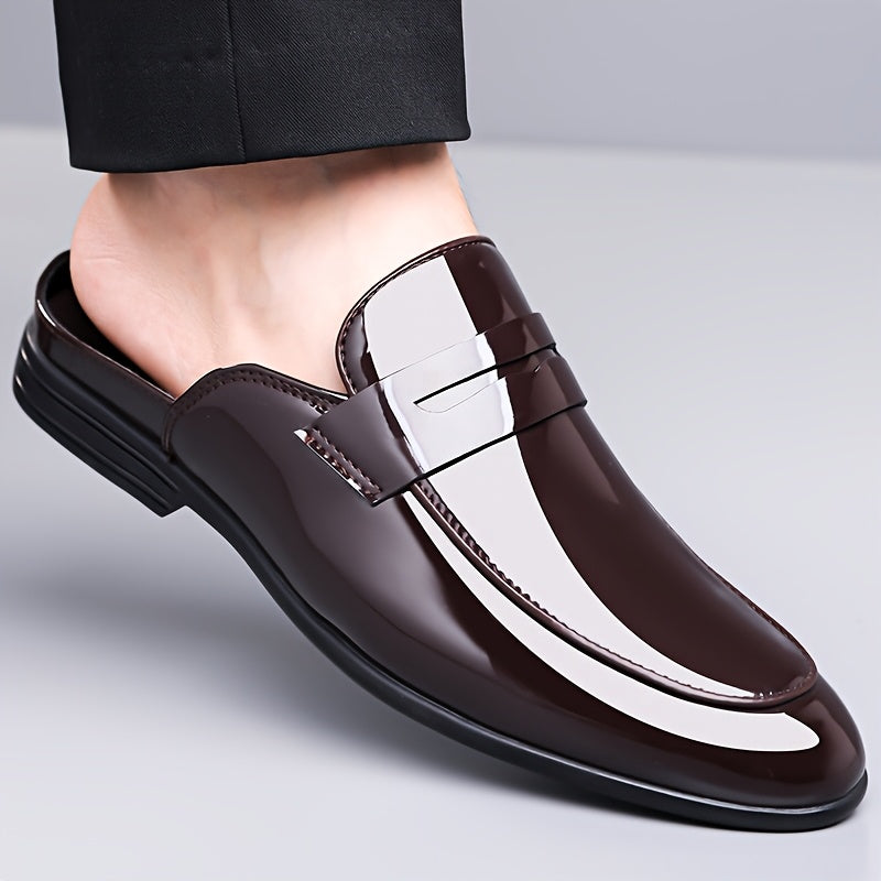 Herren Elegante Backless Loafer – Business & Freizeit Slip-On Schuhe