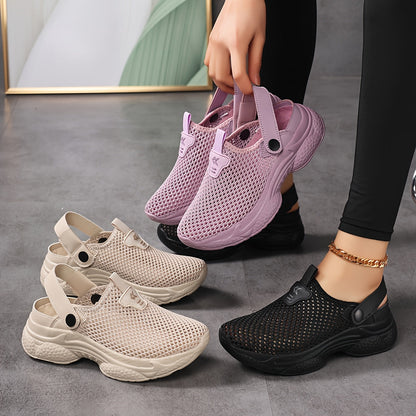Damen Slip-On Sportliche Clogs – Bequeme Freizeitschuhe mit Fersenriemen