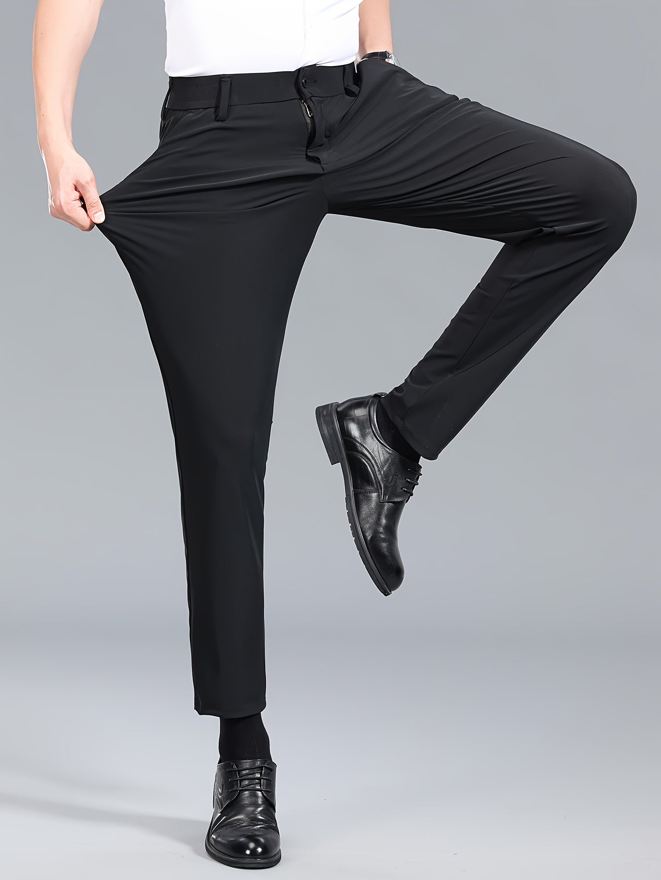 Herren Business Stretch-Hose – Elegante, bequeme Büro- und Freizeithose
