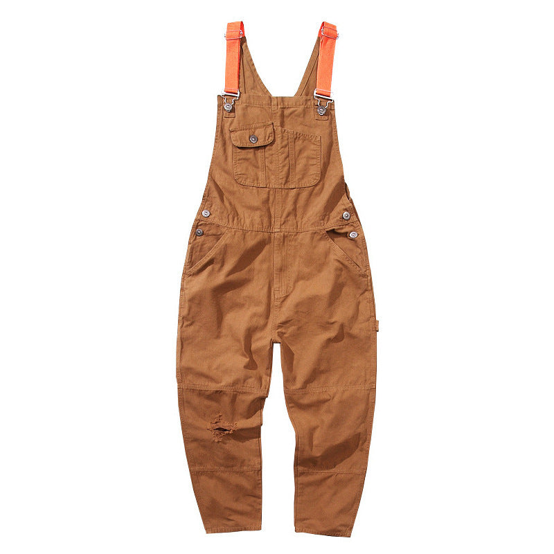 Lässiger Jumpsuit für Herren – moderner Romper im Workwear-Stil mit Taschen, ideal als casual oder cotton Jumpsuit