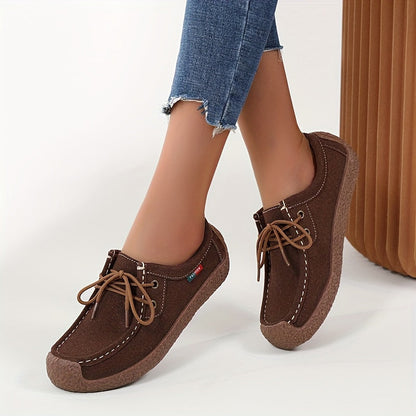 Damen Freizeitschuhe – Bequeme Mokassin-Slipper im Casual-Stil für Alltag und Büro